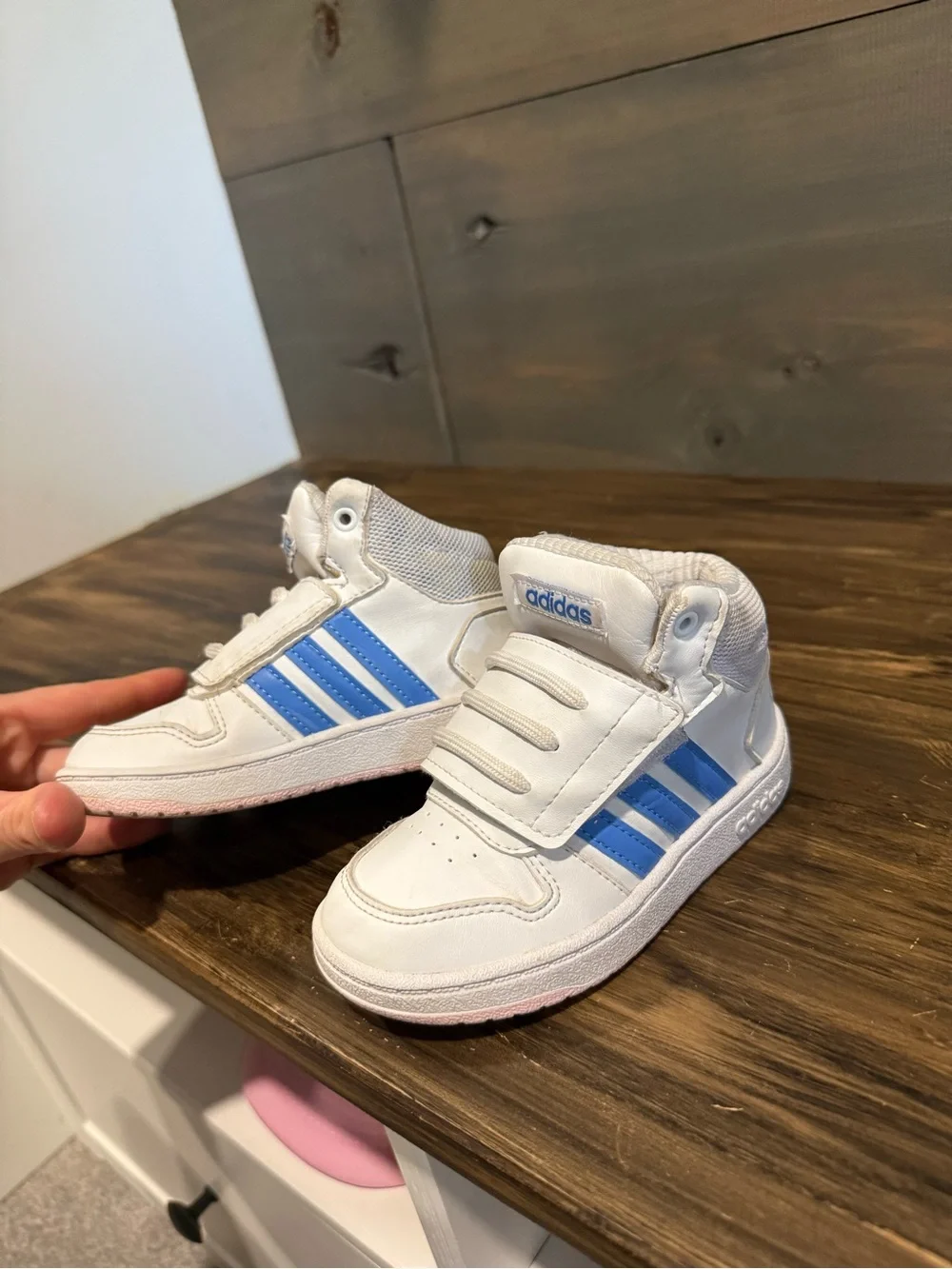 Toddler size 8 Adidas ASICS bundle of shoes